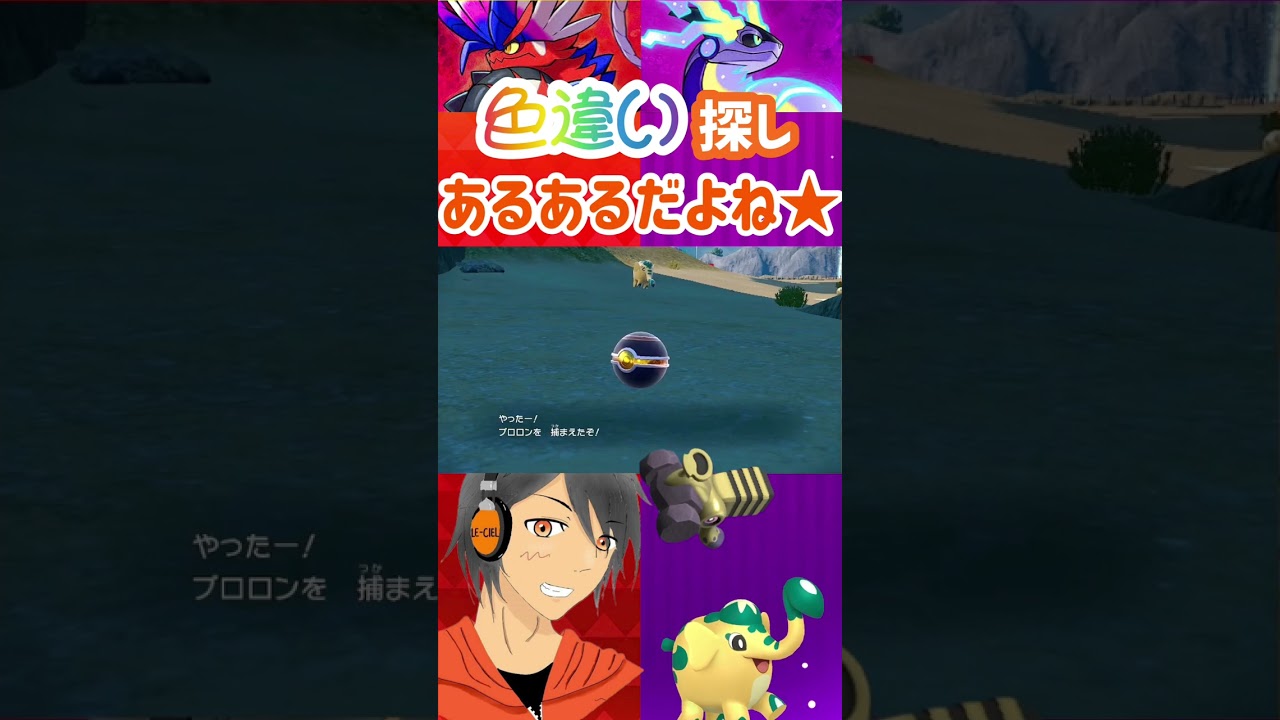 色違い探しあるある③【#ポケモンSV】#ブロロン #ゾウドウ #shorts