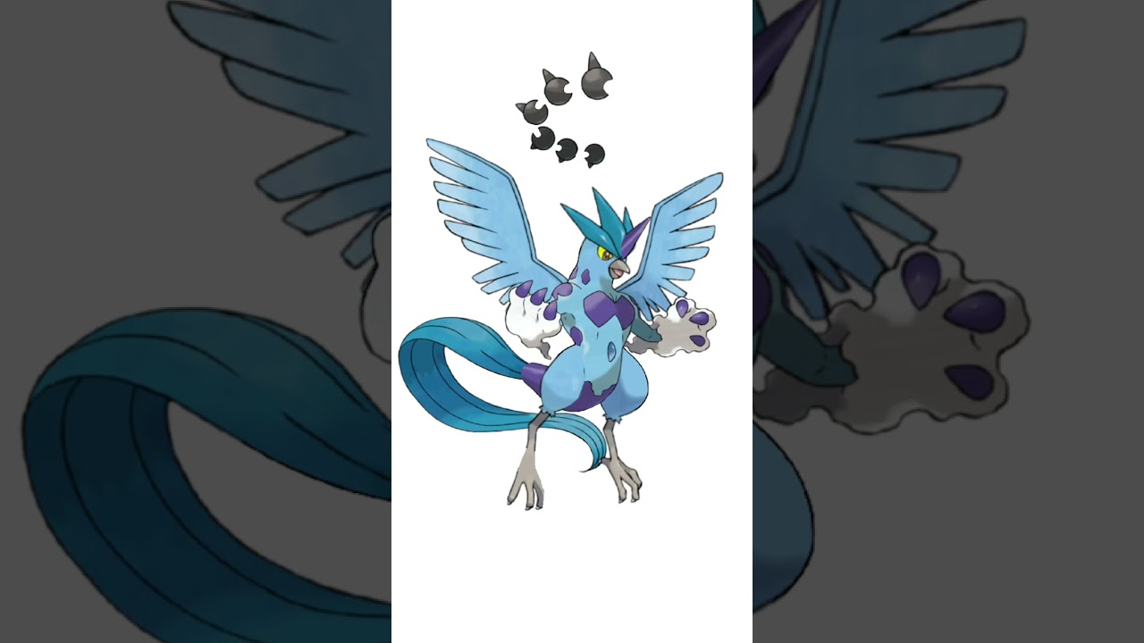 フリーザー＋ボルトロス合成。鳥魔人ポケモン