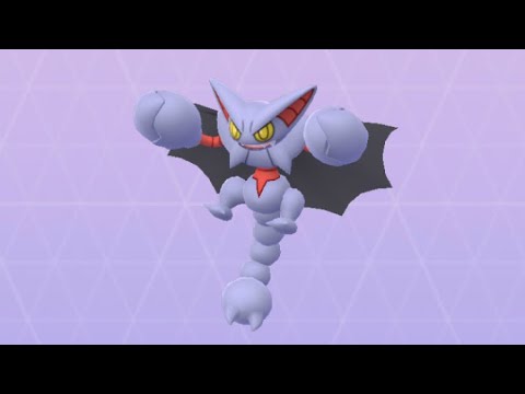 Pokémon GO 472 グライオン (グライガー→グライオン進化シーン) シンオウのいし使用