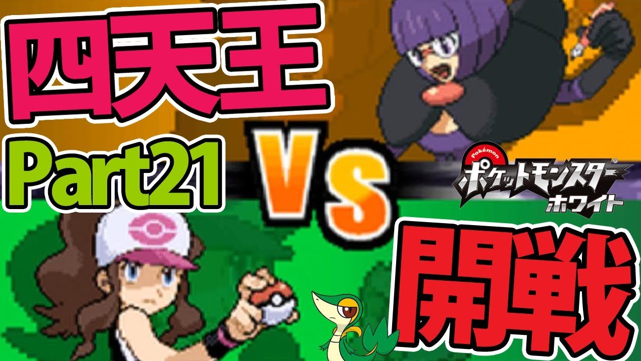 ツタージャ1匹だけでホワイトをクリアする Part21 【ポケモン】