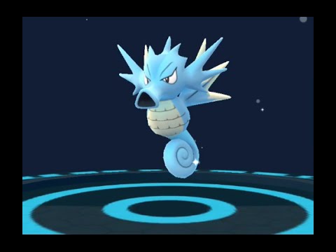 Pokemon GO !! 墨海馬/海刺龍 Seadra evolution from Horsea 寶可夢 進化