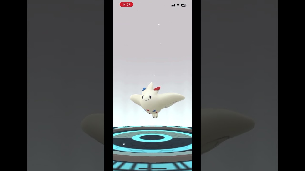 ポケモンgo Pokémon go 色違いトゲチックを進化させて、はどうだんを覚えさせよう　ノーマルとの違い　#shinypokemon