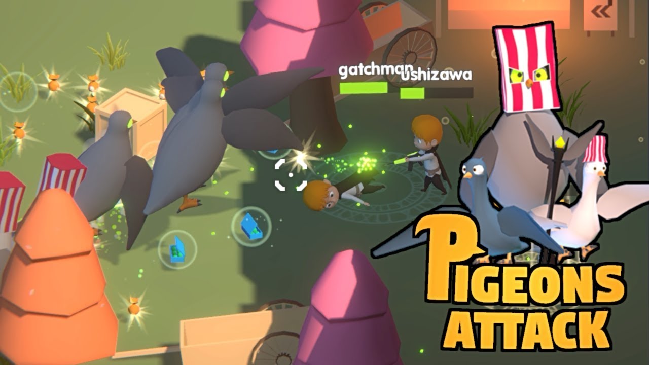 【４人実況】ハトの大群に襲われるゲーム