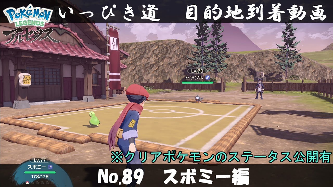 【いっぴき道攻略】No.89 スボミー編【Pokémon LEGENDS アルセウス】
