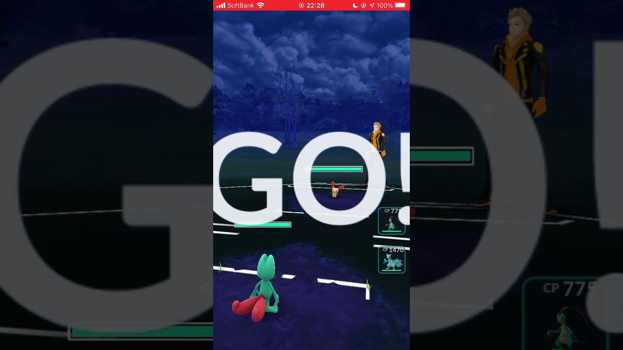 【ポケモンGO】 No.252 キモリ タネマシンガン&つばめがえし/Pokémon GO No.252 Seed machine gun & swallow #shorts