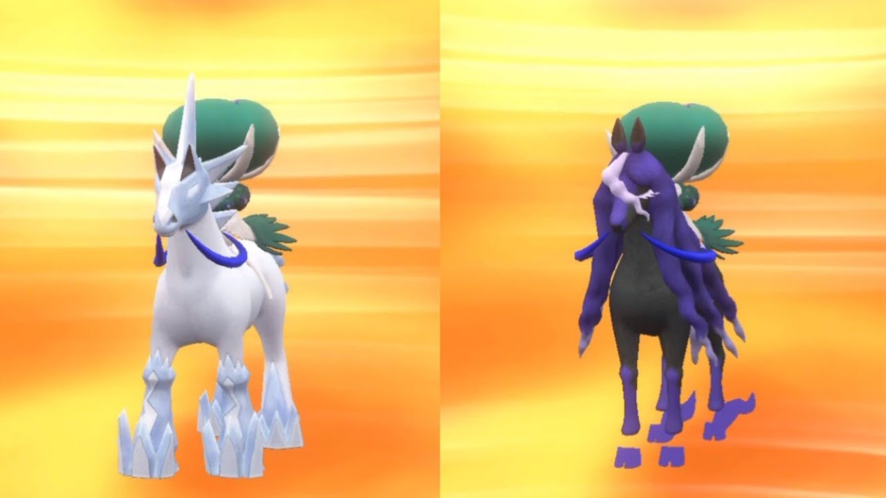 【ポケモンSV】バドレックス・ブリザポス・レイスポス(はくばじょう・こくばじょうのすがた)フォルムチェン ポケモンHOME解禁