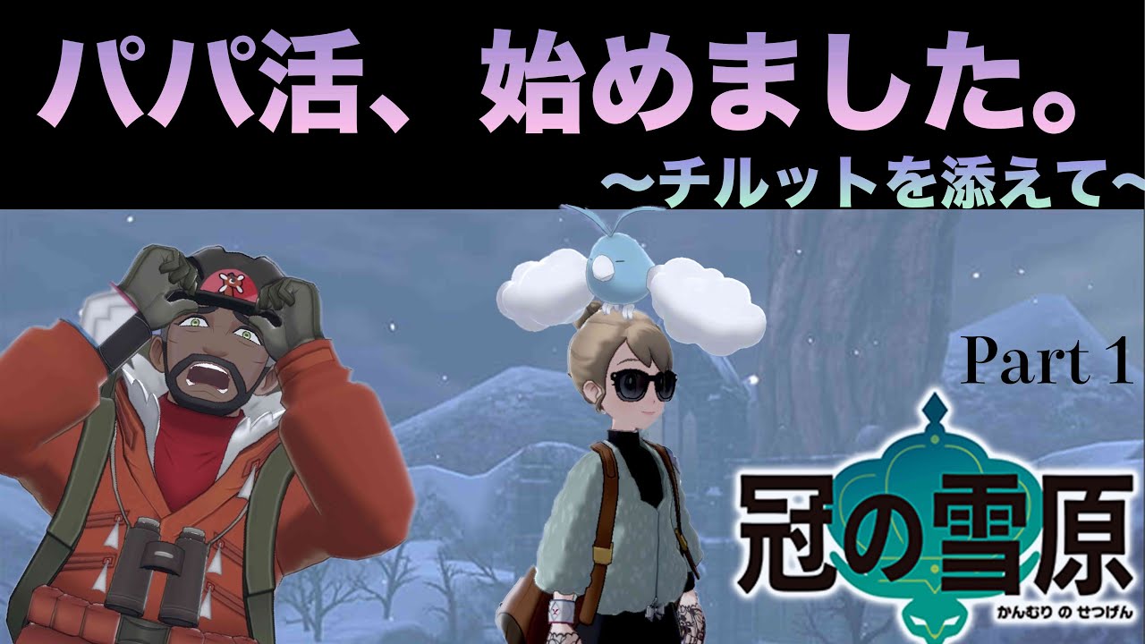 【ポケモン剣盾】雪の世界でパパ活〜チルットを添えて〜【冠の雪原編】