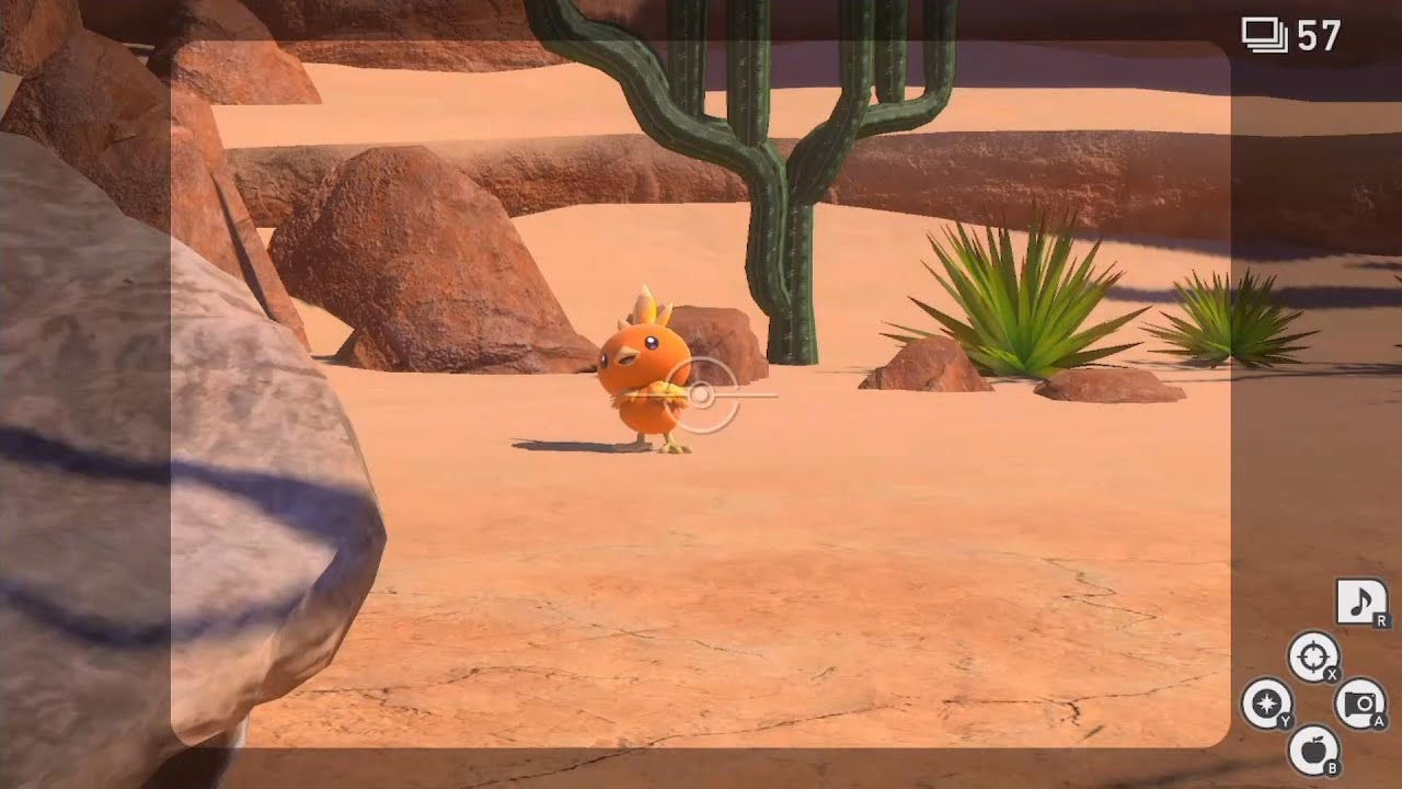 【Newポケモンスナップ】ゼラオラに踏みつけられて地面にめり込むアチャモ！