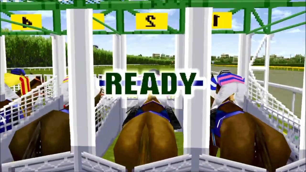 ギャロップレーサー２　スプリンターズステークスG1に出走するマーベラスサンデー　インベタ走法で激走１着❗