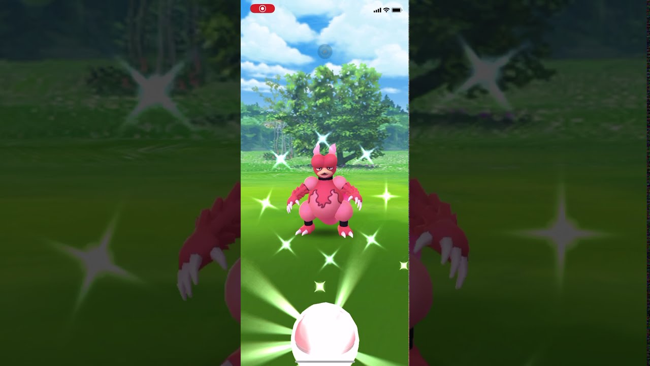 ポケモンgo 野生の色違いブーバーゲットチャレンジ