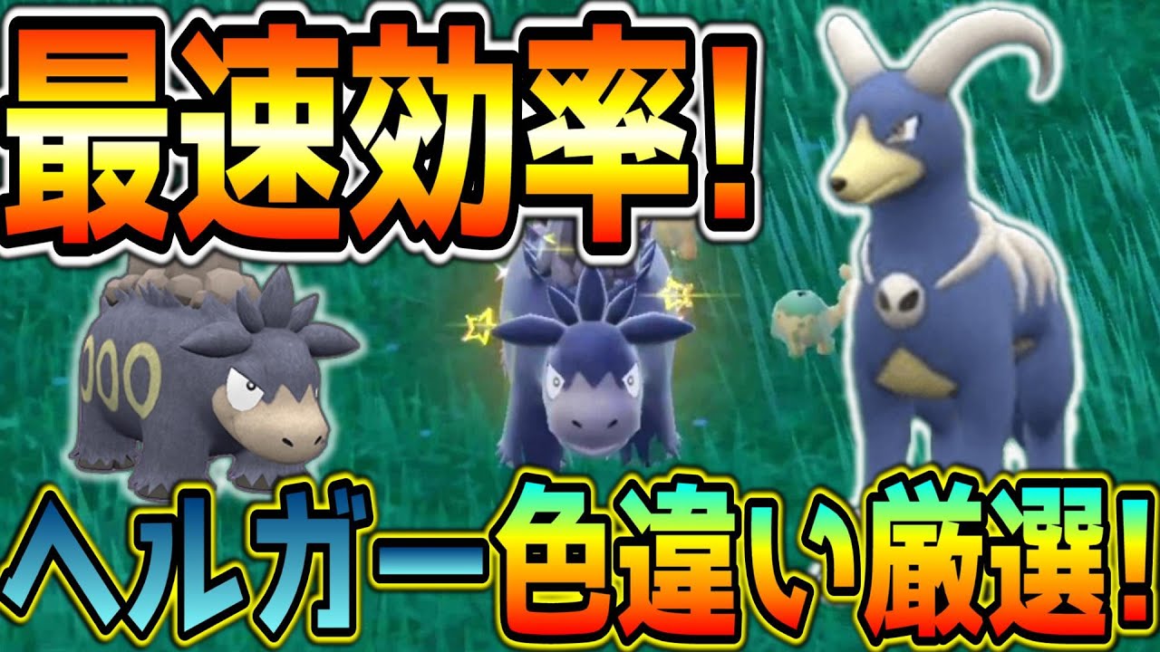 簡単！ヘルガー・バクーダ色違い厳選方法！【ポケモンSV】