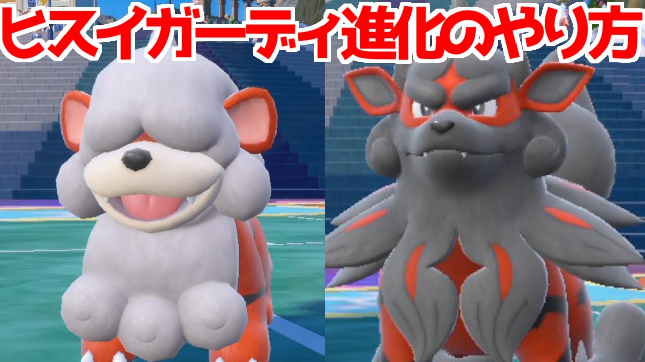 【ポケモンSV】HOME解禁 ヒスイ ガーディヒスイ ウインディ 入手方法 進化方法 攻略【ポケモン スカーレット・バイオレット】