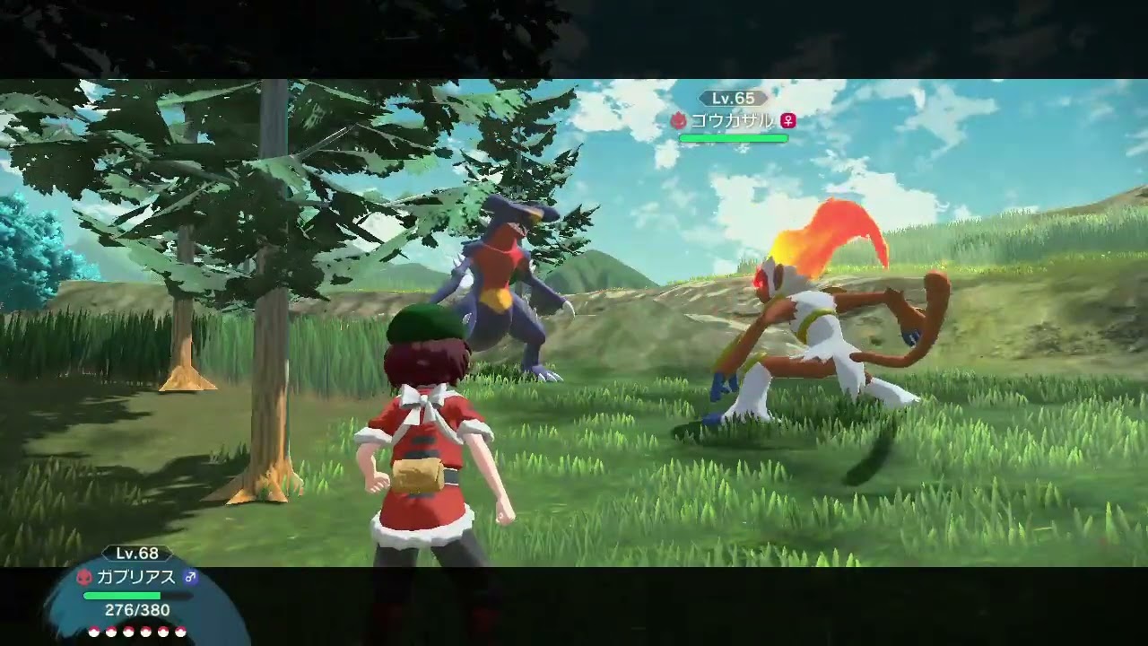 【ポケモンLA】ガブリアスvsオヤブンゴウカザル