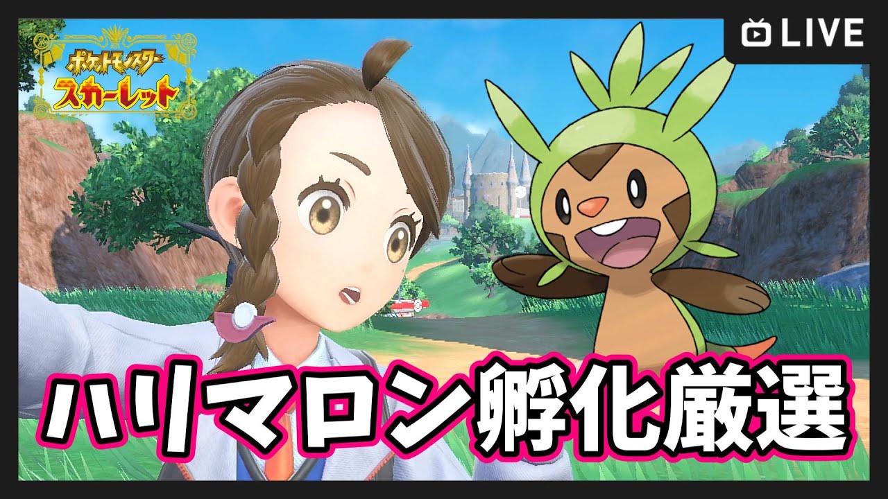 【ポケモンSV】色違いハリマロン！ 孵化厳選【ポケットモンスター スカーレット・バイオレット】