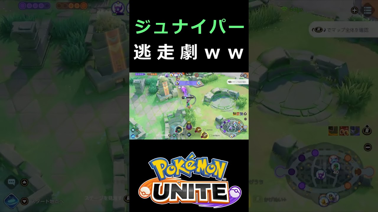 エーフィとの追いかけっこが面白すぎるｗｗ【ポケモンユナイト】#shorts