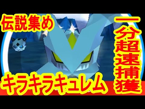 伝説集め　キュレムを1分捕獲！　みんなのポケモンスクランブル実況