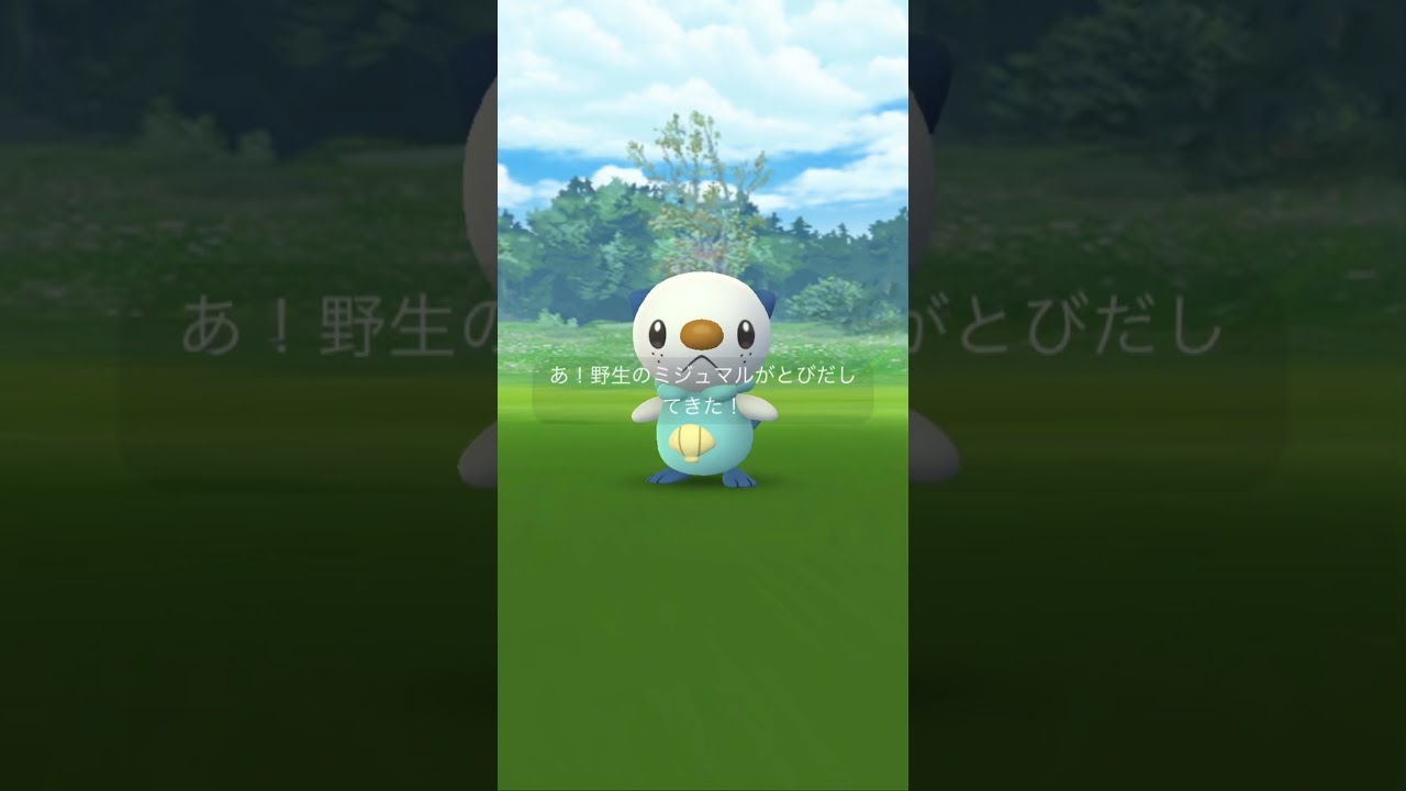 【pokémon GO】ミジュマルここでも捕まえる#shorts