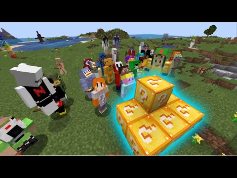 ラッキーブロックだけで7日間生きてみた　-マインクラフト【KUN】