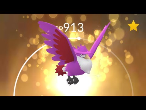 【ポケモンGO】色違い ドンカラス 進化！！