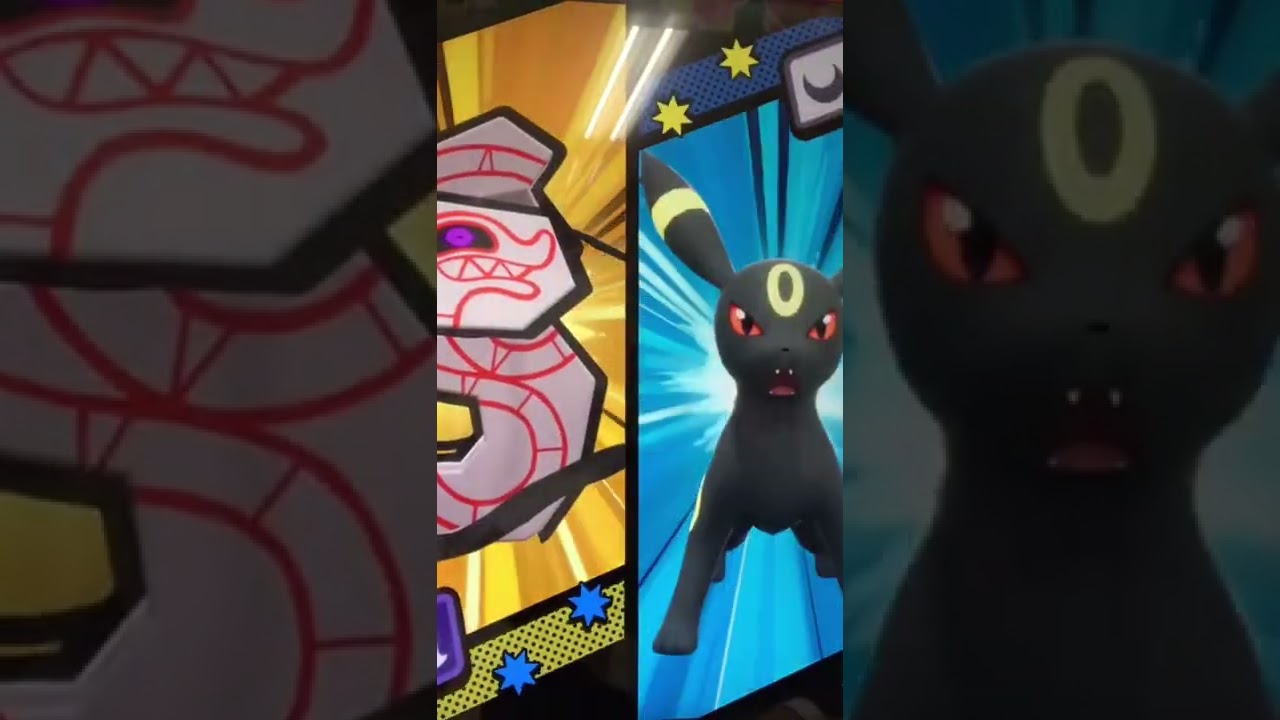 デスバーン＆ブラッキー〈タッグ技〉【ポケモンメザスタスーパータッグ3弾】Pokémon Mezasta #Shorts