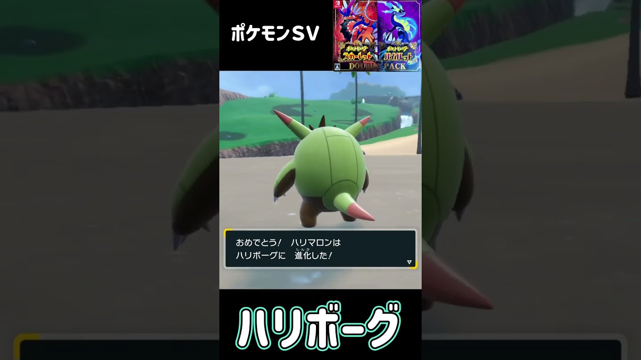 ハリマロン　進化　ハリボーグ　進化　ブリガロン　ポケモンSV #pokemon