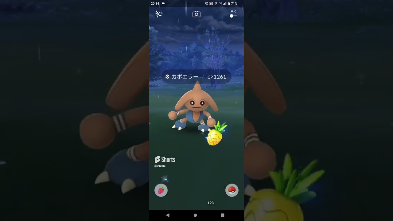 【ポケモンGO】カポエラーGET！