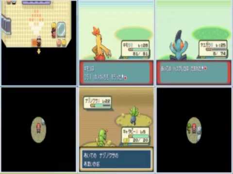 【6画面同時プレイ】キャタピーがナゾノクサに勝つ【うんこちゃん】