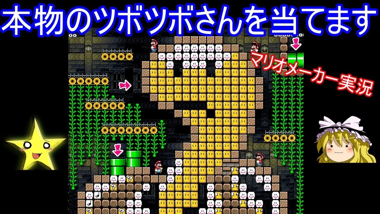 本物のツボツボさんを当てちゃうぞ【マリオメーカー】【ゆっくり実況】