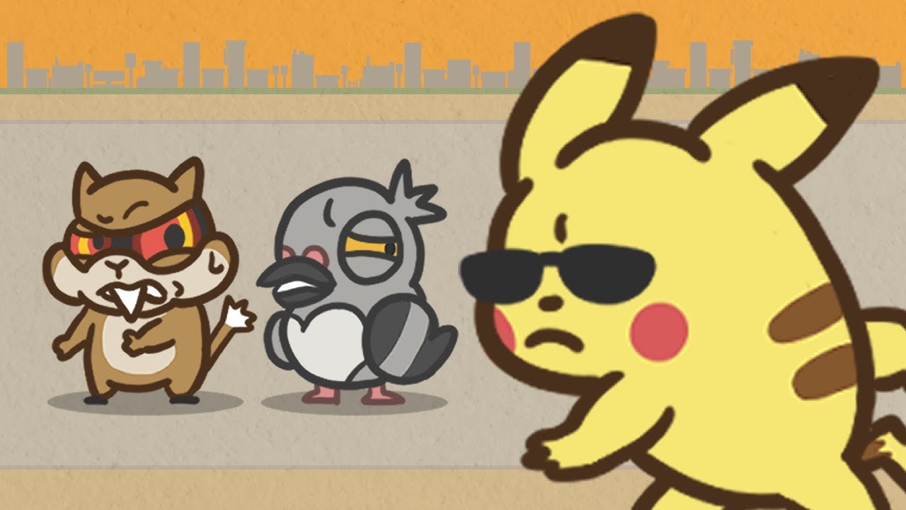 Pikachu came to invade Driftveil City