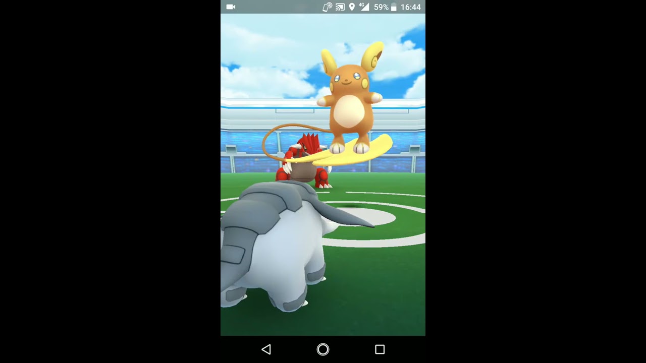 ポケモンGO「2人参加RAID BATTLE！ライチュウ（アローラのすがた）をGETするまで」（3）
