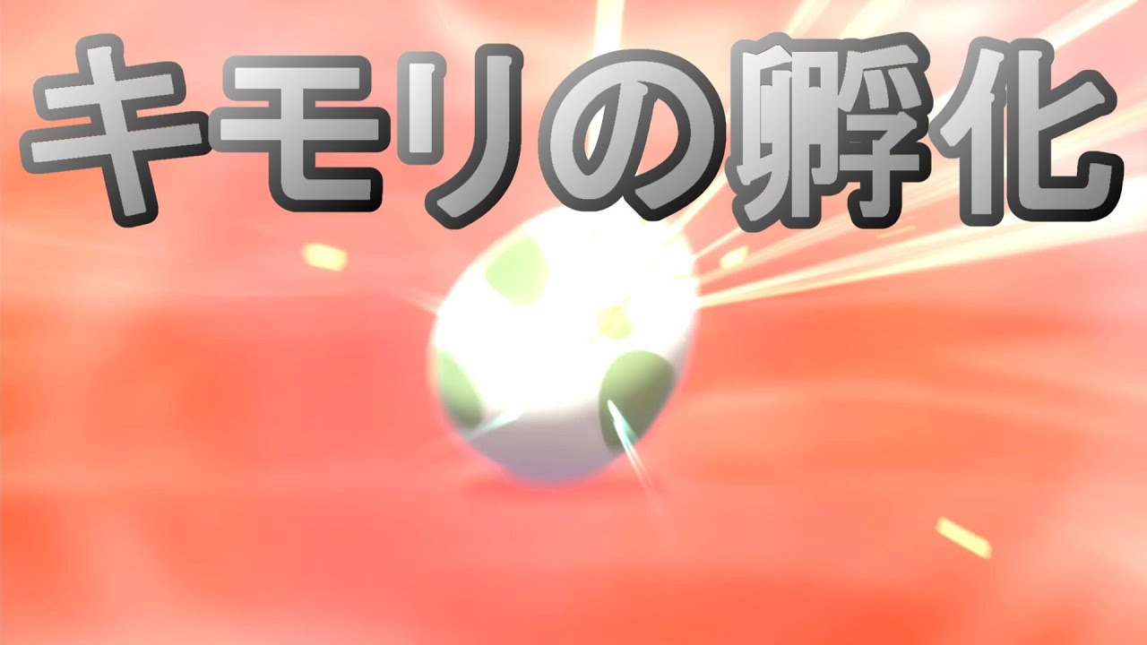 【ポケモン剣盾】キモリの孵化とか 8/21