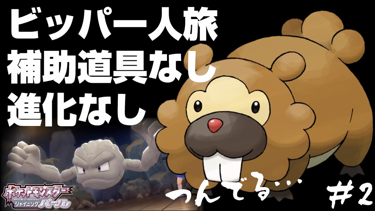 ビッパと旅するポケモンダイパリメイク#2【不運な豚】