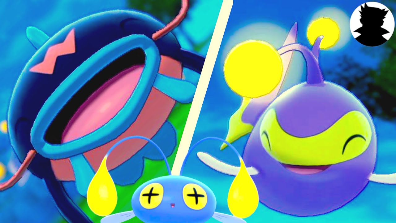 Pokemon Camp】Chinchou・Lanturn・Barboach・Whiscash＆Shiny_Cute!