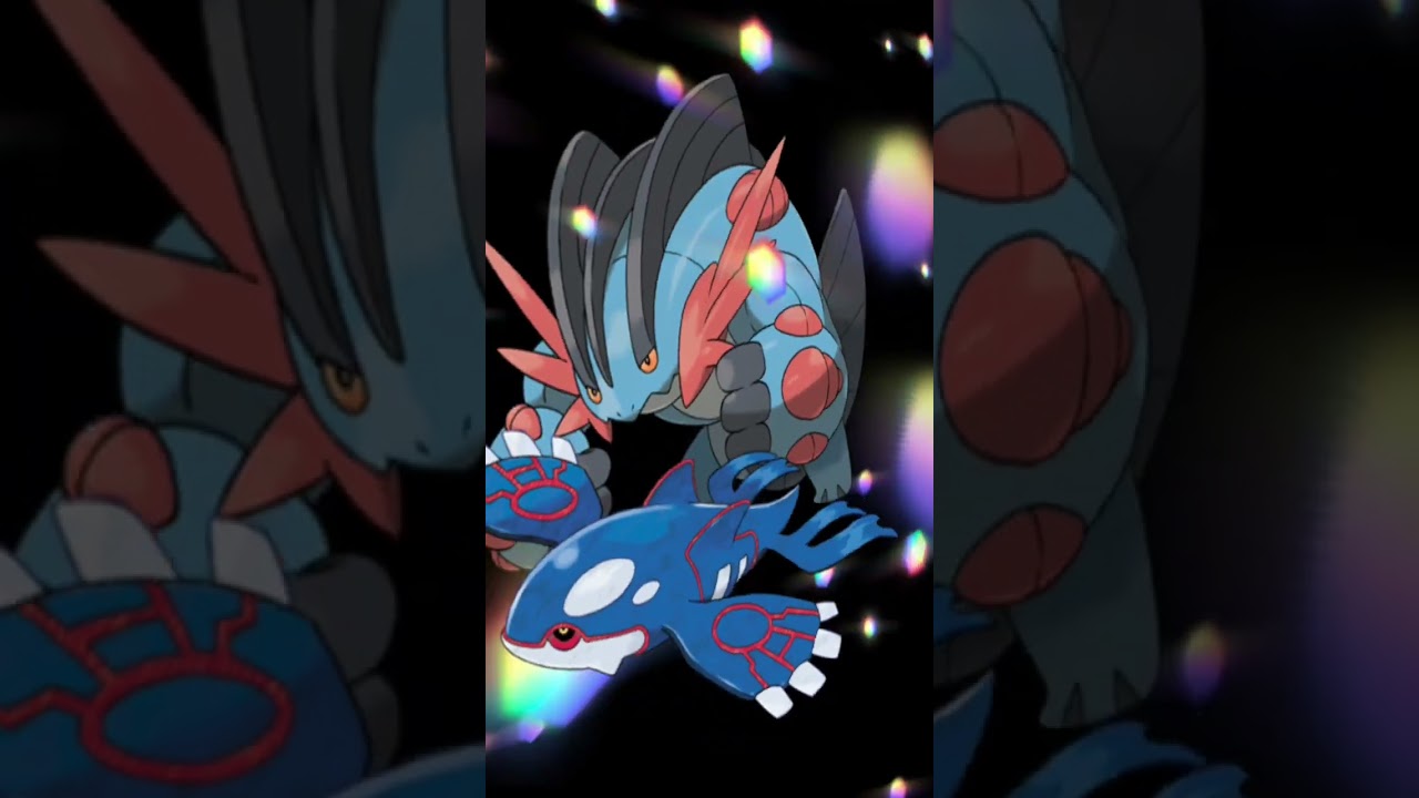 カイオーガを纏うメガラグラージ【纏うシリーズ②】 #pokemon #ポケモン #合体 #イラスト #お絵描き #ポケモンsv #ファンアート
