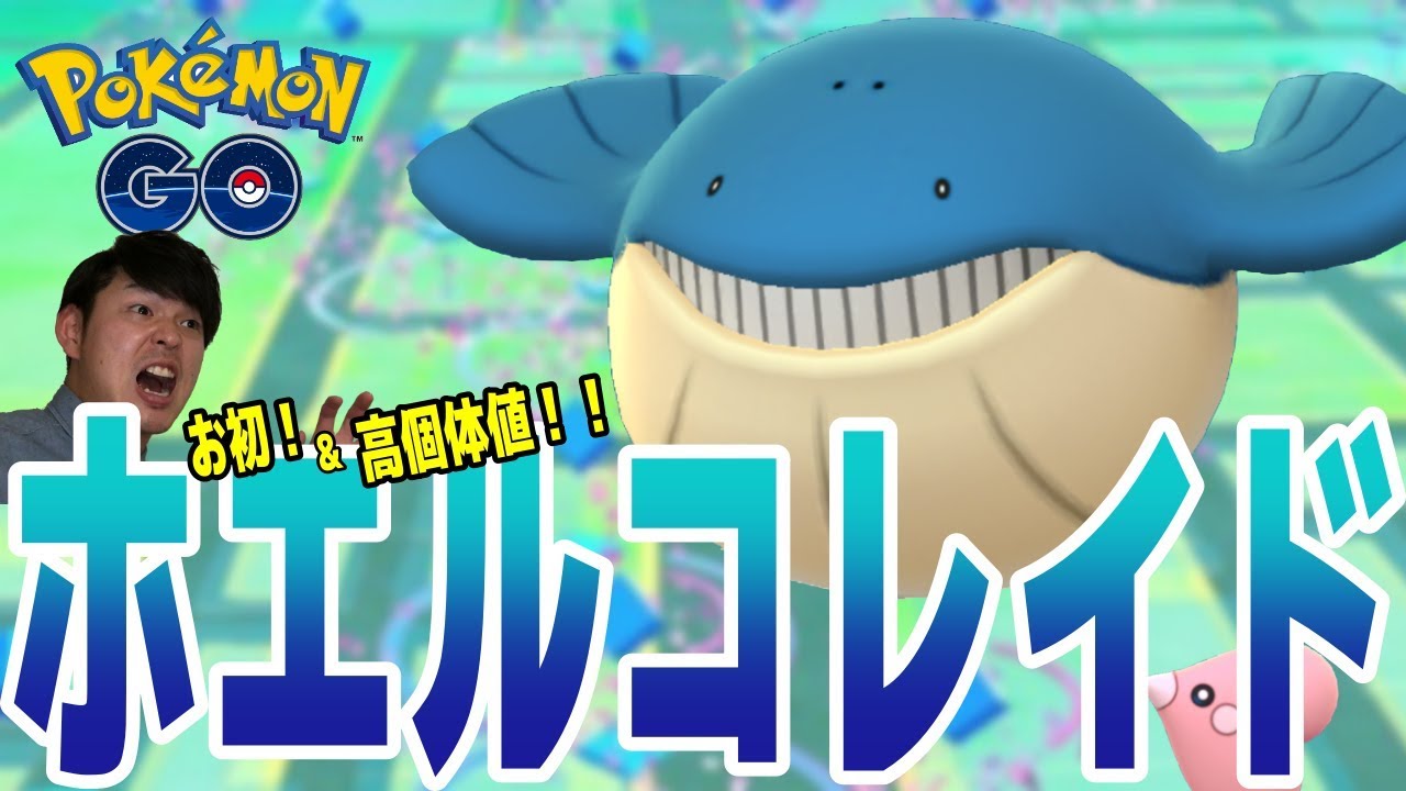 【ポケモンGO】お初！ホエルコレイドに挑戦！！アメの数に唖然。。【pokemonGO】