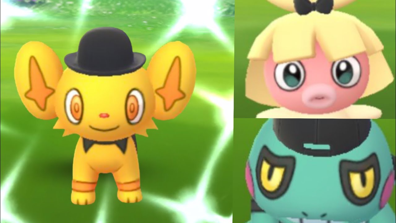 【ポケモンGO 】速報！あの色違いコスチューム実装！限定タスクで色違いムチュールを狙えるチャンス・・！【色違いコリンク・野生グレッグル】