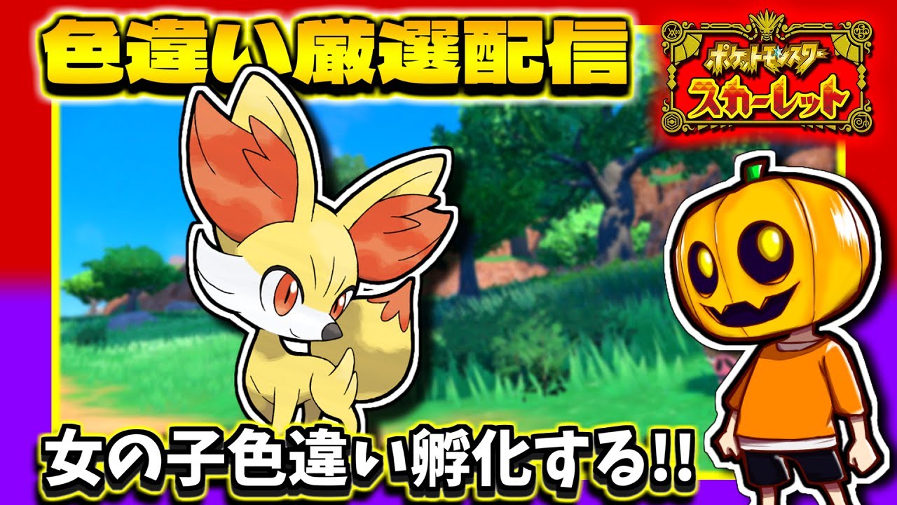 【ポケモンSV】HOME解禁したので女の子色違い「フォッコ」の孵化厳選配信!!【色違い厳選】【ポケモン】【ポケモンスカーレット】【色違い厳選】【色違いポケモン】