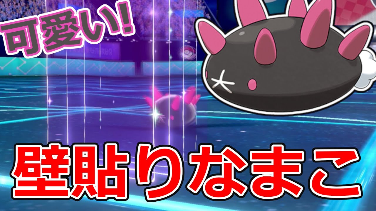 ナマコブシの強い使い方教えます！壁貼りナマコブシ育成論【ポケットモンスターソード＆シールド/剣盾】