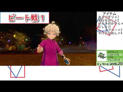 【１匹ガラル旅】ガラル鉱山到達&初ビート戦　キモリ編#7 【ポケモン剣盾】