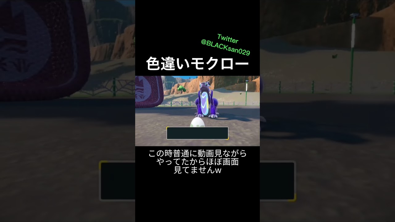 【ポケモンSV】色違いモクローを求めて #ポケモンsv #ポケットモンスター #色違い #色違い厳選 #モクロー #shorts