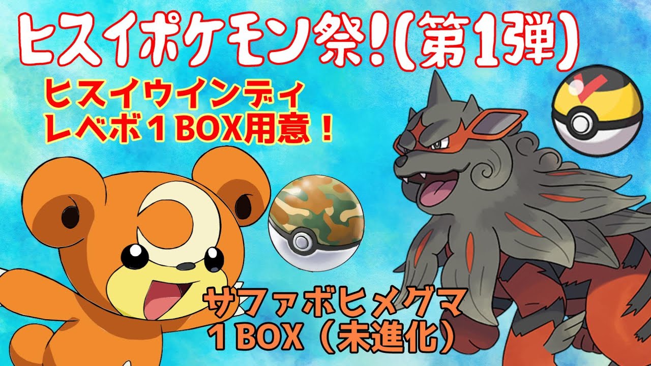 【ポケモンSV】ヒスイウインディとヒメグマメイン【初見さん大歓迎】ヒスイポケ配布企画