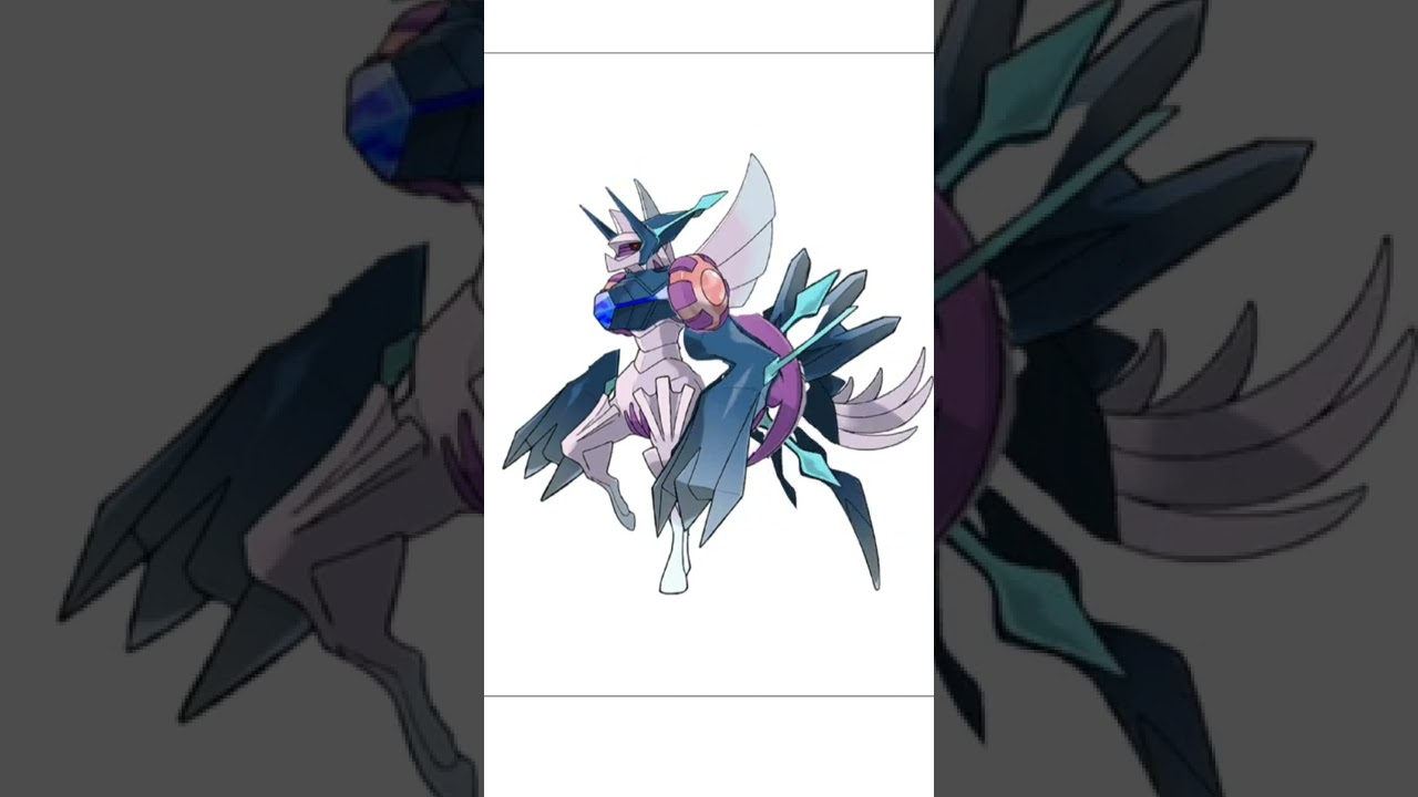 【ディアルガ＋パルキア】オリジンフォルムのポケモンの絵を足してモンスター作る