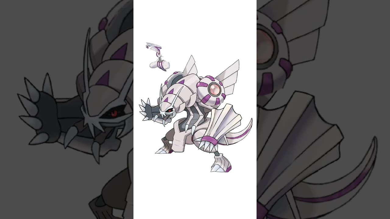 合成ポケモン。グソクムシャにパルキア足してみた