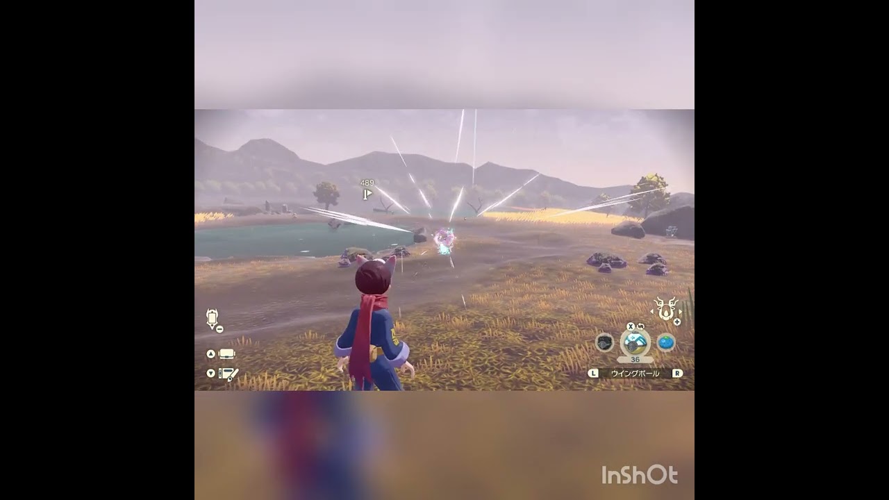 ポケモンレジェンズアルセウス　　　　　　スボミー色違い出現シーン！