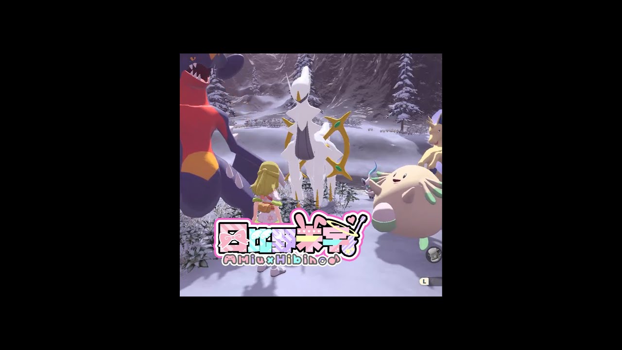 vs色違いラルトス Pokémon LEGENDSアルセウス[shiny Ralts]