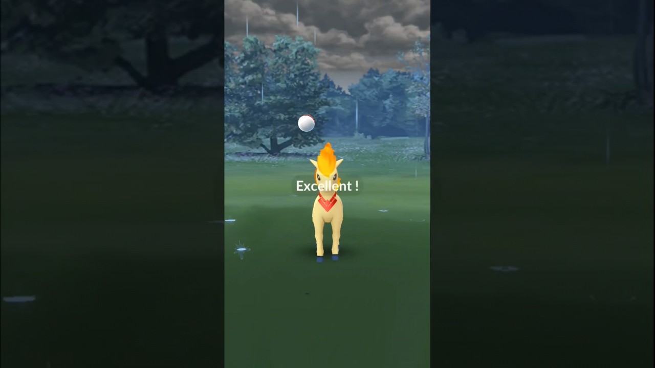 【ポケモンGO】 No.0077 ポニータ (キャンデラモチーフ)へのエクセレントスロー 【エクセレントスローずかん】