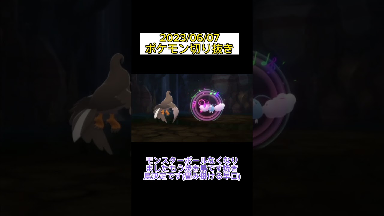 【ポケモン切り抜き】チルットを焼き鳥にしかけた話