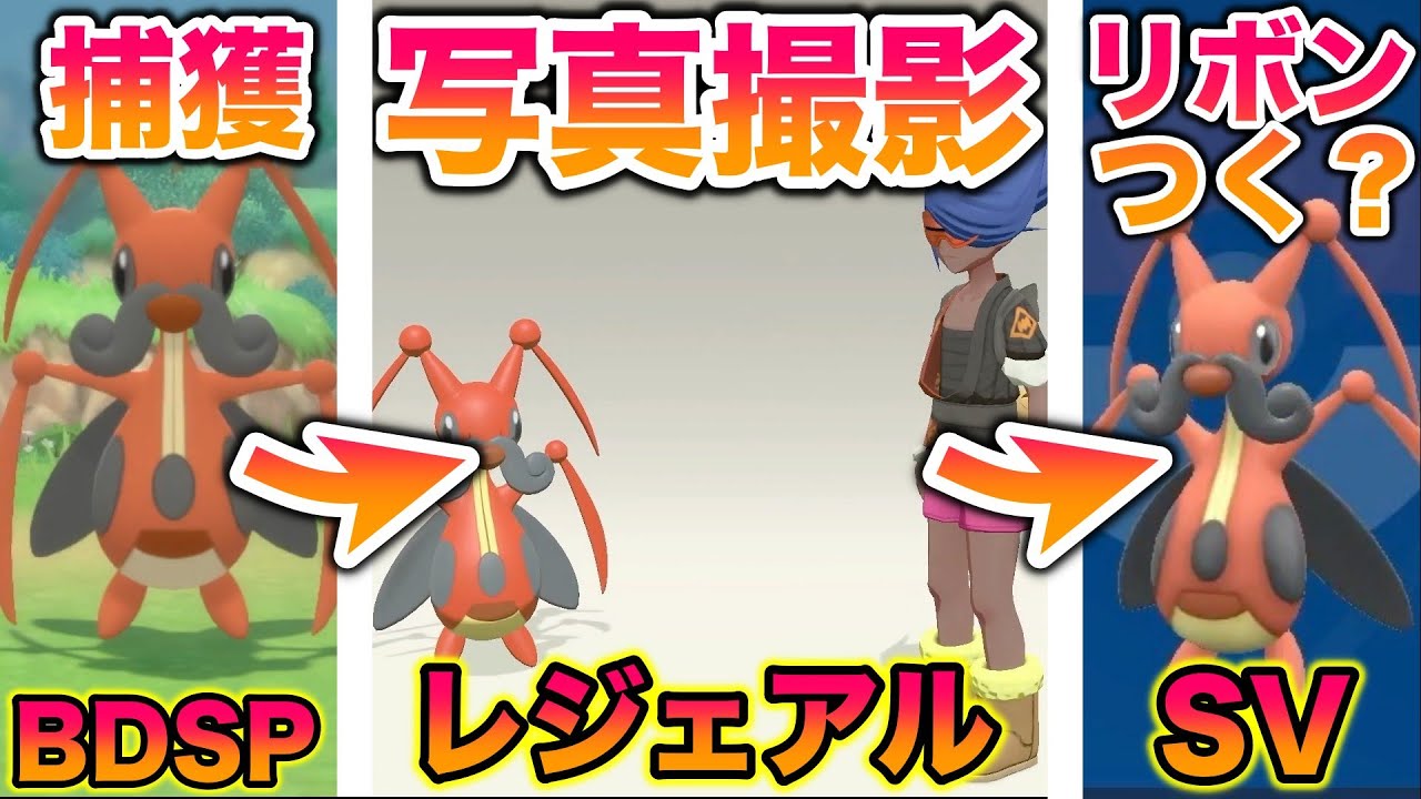 【検証】非レジェアル産のポケモンをレジェアルに送って写真撮ればヒスイリボンはつくの？【ポケモンSV/スカバイ】