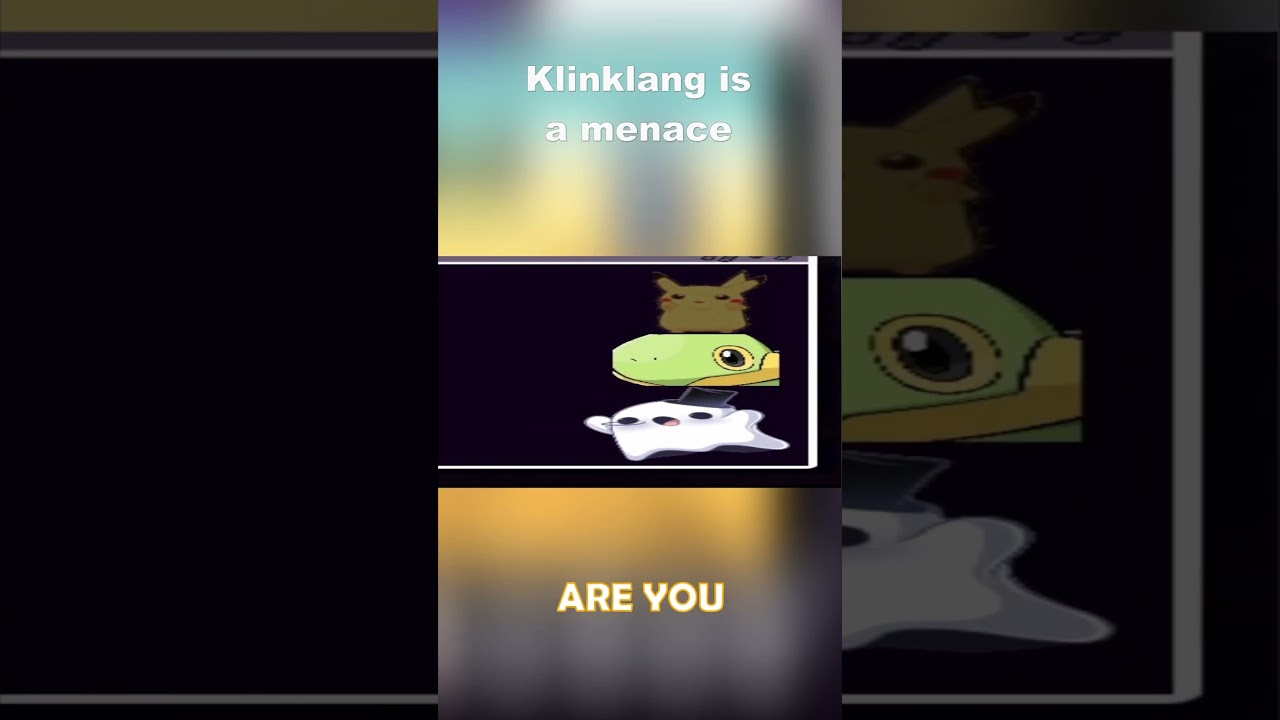 KLINKLANG MENACE made by KillaN1nja #pokemonnuzlockechallenge #comedy #fails #funnyshorts