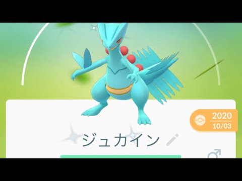 【色違いジュカイン】#shiny #Shorts #pokemongo #ジュカイン　#色違い　#キモリ